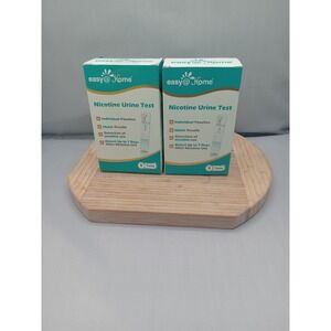 Lot of 2 Boxes easy@home Nicotine Urine Test 5 Pack/Patches_Rapid Detection!